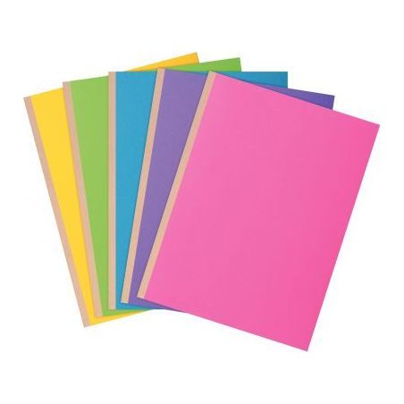 Achetez Paquet de 10 chemises rigides dos toilé 320 g ROCK"S format 24x32 cm couleurs assorties 416..