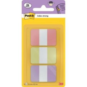 Achetez Carte de 36 index rigide standard format 25,4 x 38 mm rose, jaune, violet BP1518 POST-IT 3M ..