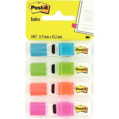 Achetez POST-IT Set de 4 x 35 marque-pages étroits, coloris vif pas cher sur Ma Rentrée Scolaire