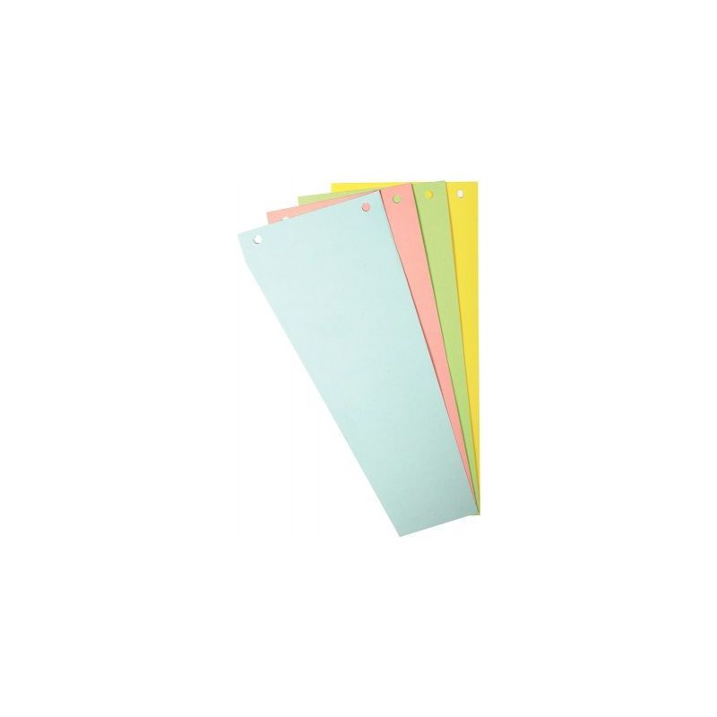 Achetez Paquet de 100 fiches intercalaires trapézoïdales FOREVER 180g, coloris assortis 13595E FOR..