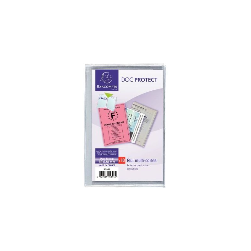 Achetez Etui multi-cartes 4 volets en PVC 5396UE EXACOMPTA pas cher sur Ma Rentrée Scolaire Achetez Etui multi-cartes 4 volets en PVC 5396UE EXACOMPTA pas cher sur Ma Rentrée Scolaire