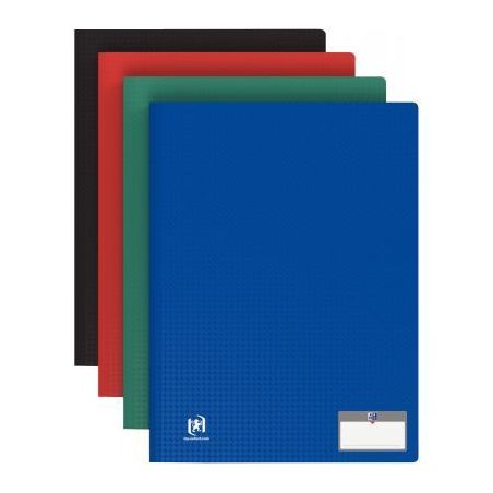 Achetez Carton de 10 protège-documents MEMPHIS 100 pochettes fixes 200 vues couleurs vives assortie..