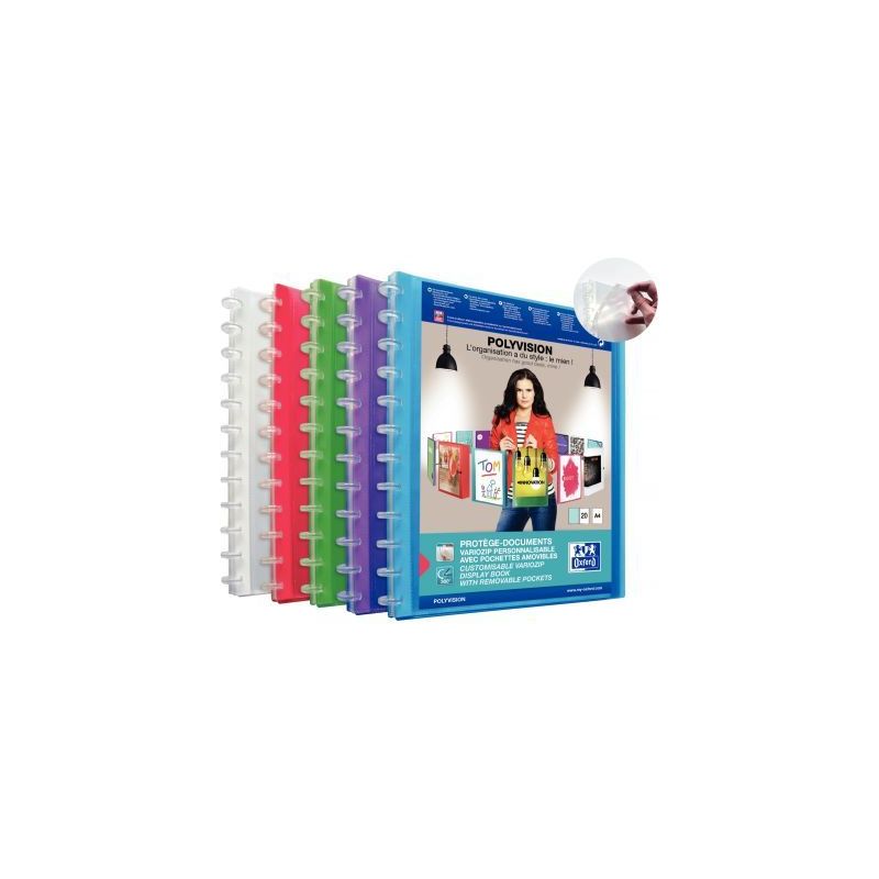 Achetez OXFORD Protège-documents VARIOZIP POLYVISION, 40 vues, 20 pochettes amovibles. En polypropy.. Achetez OXFORD Protège-documents VARIOZIP POLYVISION, 40 vues, 20 pochettes amovibles. En polypropy..