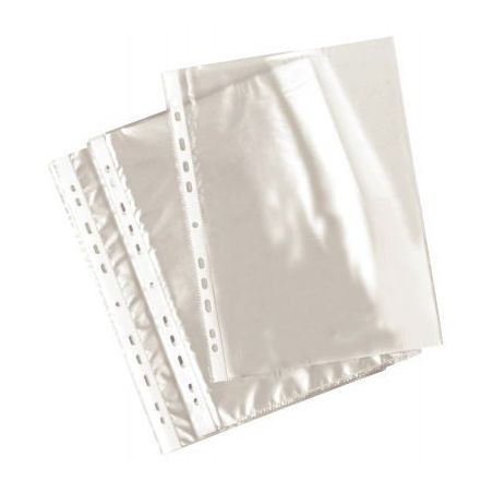 Achetez Sachet de 100 pochettes perforées en polypropylène lisse 5/100ème 100741490 pas cher sur ..