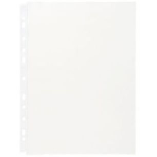 Achetez Sachet de 10 pochettes perforées pour format A4 en PVC 10/100ème 2601 pas cher sur Ma Rent..