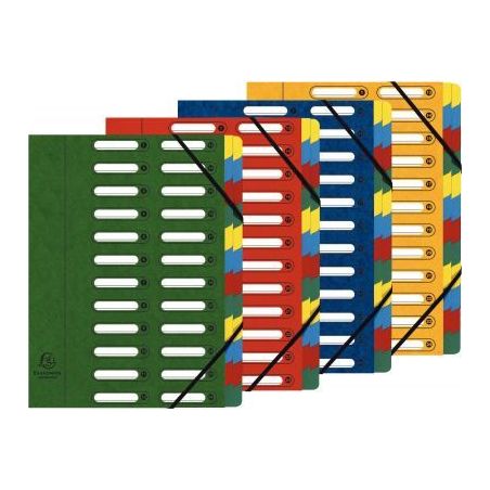 Achetez Exacompta trieur à fenêtres 24 compartiments assortis 5324E pas cher sur Ma Rentrée Sco..