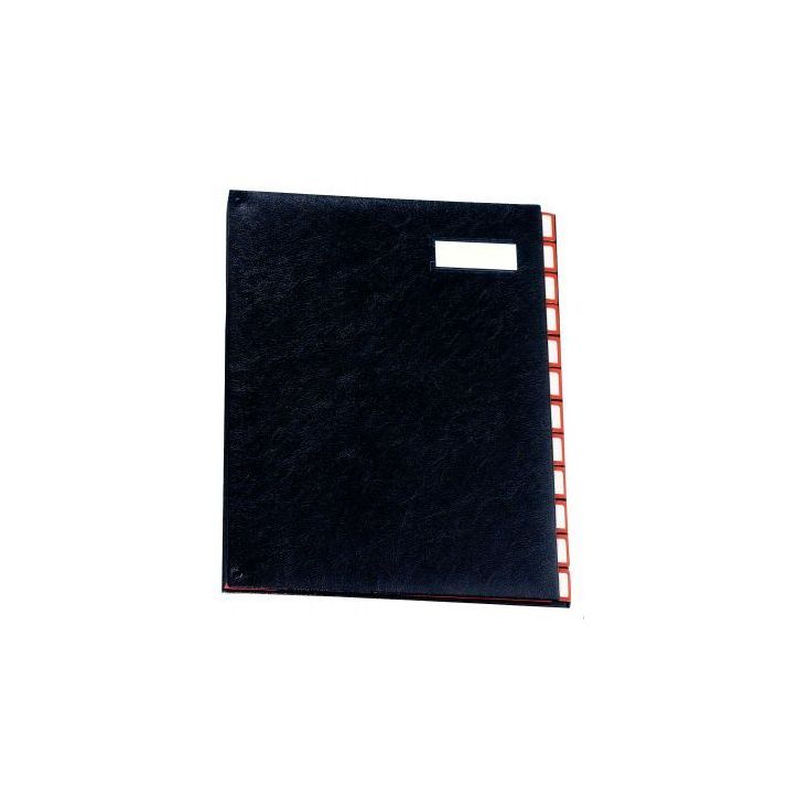 Trieur de luxe à cavaliers métalliques 12 compartiments 97-12 NOIR EXTENDOS