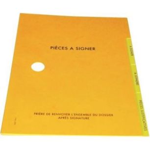 Achetez Carton de 25 parapheurs 3 compartiments, jaune 71835 X25 EXTENDOS pas cher sur Ma Rentrée S..