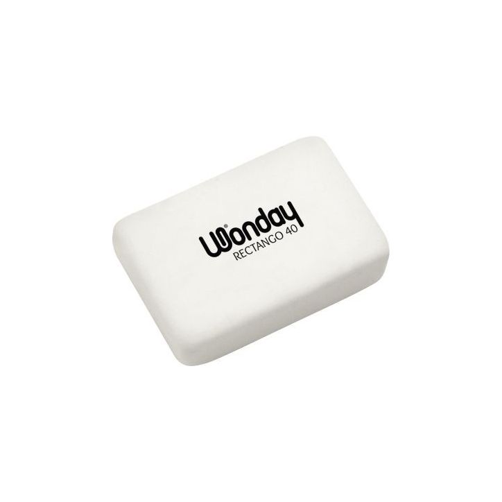 Boîte de 40 mini gommes blanches sans pvc FCR350461 JPC