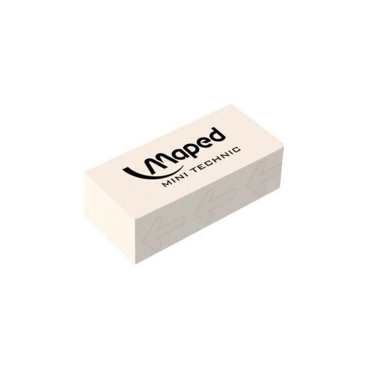 MAPED Gomme mini technic petit modèle avec fourreau pour le crayon.