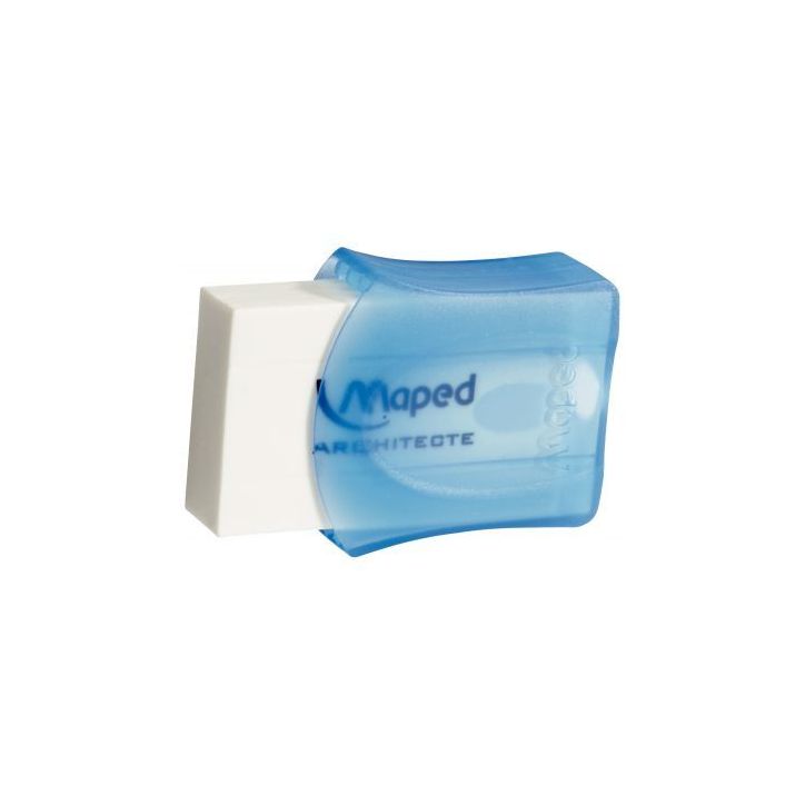 Gomme blanche architecte sous étui rigide 511010 MAPED