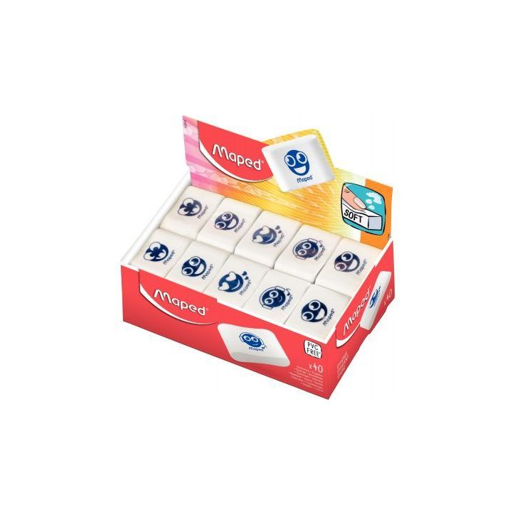 Boîte de 40 gommes assorties 112911 MAPED