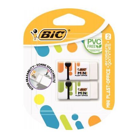 Achetez Blister de 2 gommes mini plastique 927858 BIC pas cher sur Ma Rentrée Scolaire