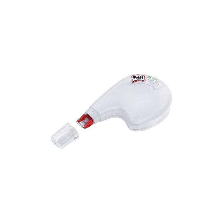 PRITT Roller de correction ECO FLEX latéral. Boîtier en plastique 100% recyclé. Embout Flexible 4,2mmX10m