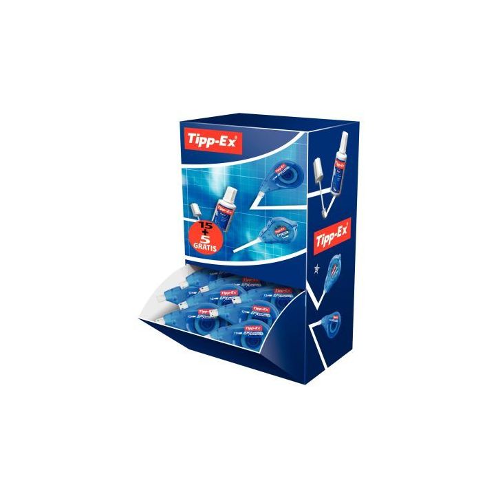 Pack 15+5 rollers easy correct 4,2mm x 12 m 895951 TIPP-EX BIC