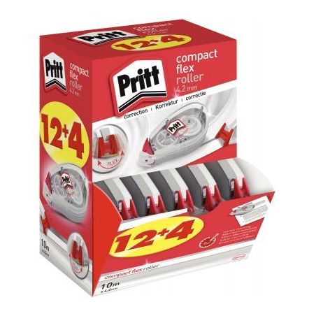 Achetez Ecopack de 16 rollers de correction compact 4.2 mm x 10 m dont 4 gratuits 9H PCK4M PRITT HEN..