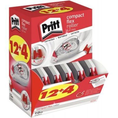 Achetez Ecopack de 16 rollers de correction compact 4.2 mm x 10 m dont 4 gratuits 9H PCK4M PRITT HEN..
