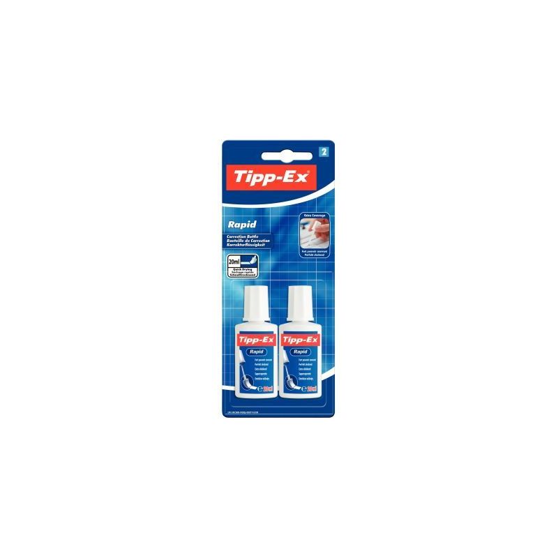 Achetez Blister de 2 flacons Tipp-ex rapid 8871633 TIPP-EX BIC pas cher sur Ma Rentrée Scolaire Achetez Blister de 2 flacons Tipp-ex rapid 8871633 TIPP-EX BIC pas cher sur Ma Rentrée Scolaire