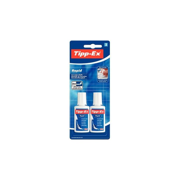 Blister de 2 flacons Tipp-ex rapid 8871633 TIPP-EX BIC