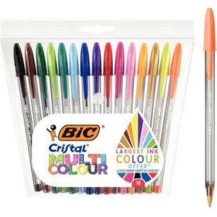Achetez Etui de 15 stylos Bic cristal multicolour 964899 BIC pas cher sur Ma Rentrée Scolaire