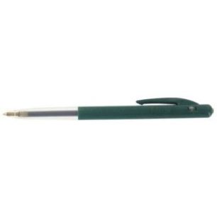 Achetez BIC M10 Original Stylos-Bille Rétractables Pointe Moyenne (1,0 mm) - Vert pas cher sur Ma R..