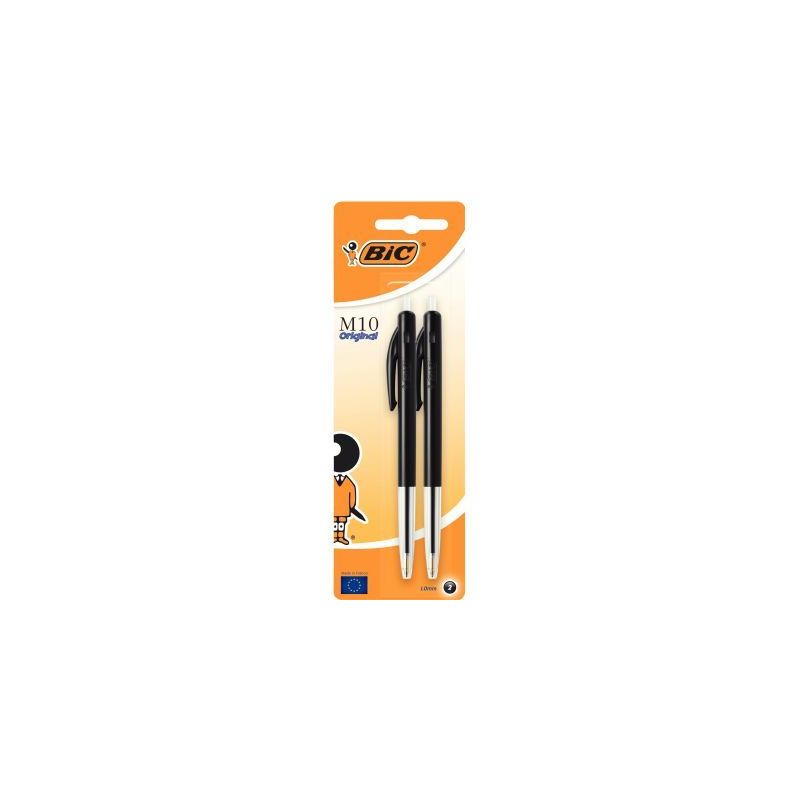 Achetez Blister de 2 stylos bille M10 noirs 802063 M10 BIC pas cher sur Ma Rentrée Scolaire