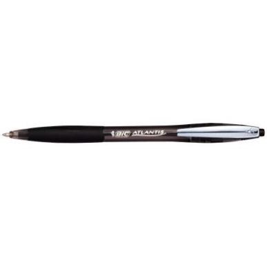 Achetez BIC Atlantis Soft Stylos-Bille Retractables Pointe Moyenne (1,0 mm) - Noir pas cher sur Ma R..