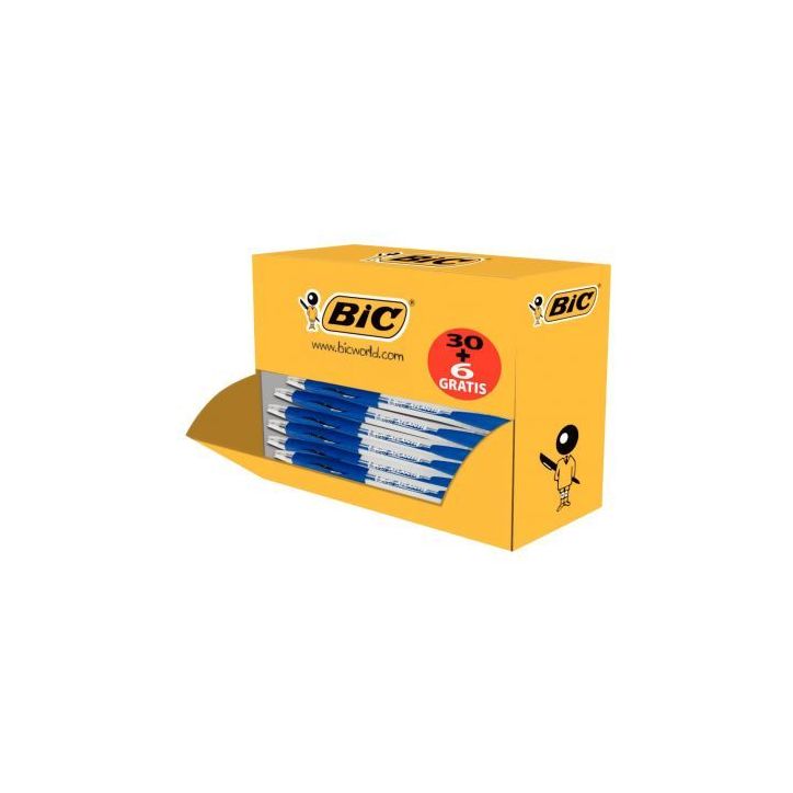 Pack de 36 stylos Atlantis bleus dont 6 gratuits 920286 BIC