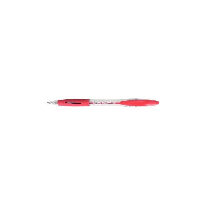 BIC Atlantis Classic Stylos-Bille Rétractables Pointe Moyenne (1,0 mm) - Rouge