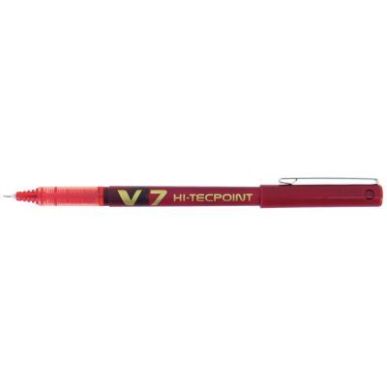 Achetez PILOT Stylo Roller pointe tubulaire 0,7 mm encre liquide Rouge HI-TECPOINT BX-V7 pas cher su..