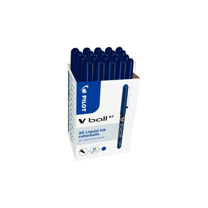 Ecopack 20 rollers VBall 7 bleu dont 4 offerts 3131910520009 PILOT