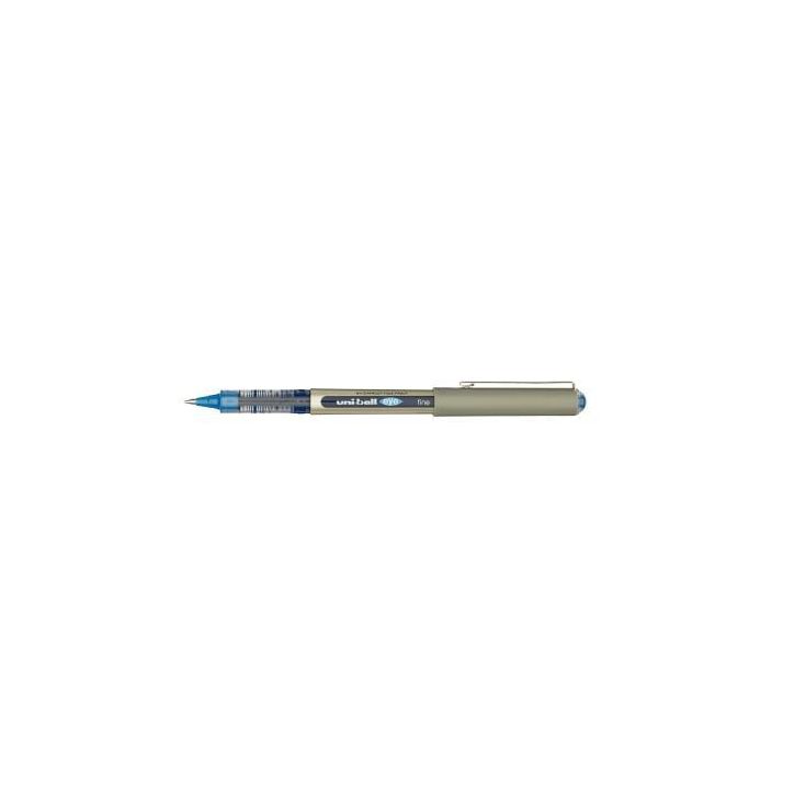 UNI-BALL Stylo roller pointe métal ultra-fine encre liquide Bleue UNI-BALL EYE UB 150