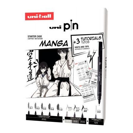 Achetez Coffret dessin Manga Uni-Ball CF PIN/8 002 UNIBALL pas cher sur Ma Rentrée Scolaire