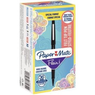 Achetez Pack de 36 stylos flair noir dont 6 offerts 2077174 PAPER MATE pas cher sur Ma Rentrée Scol..