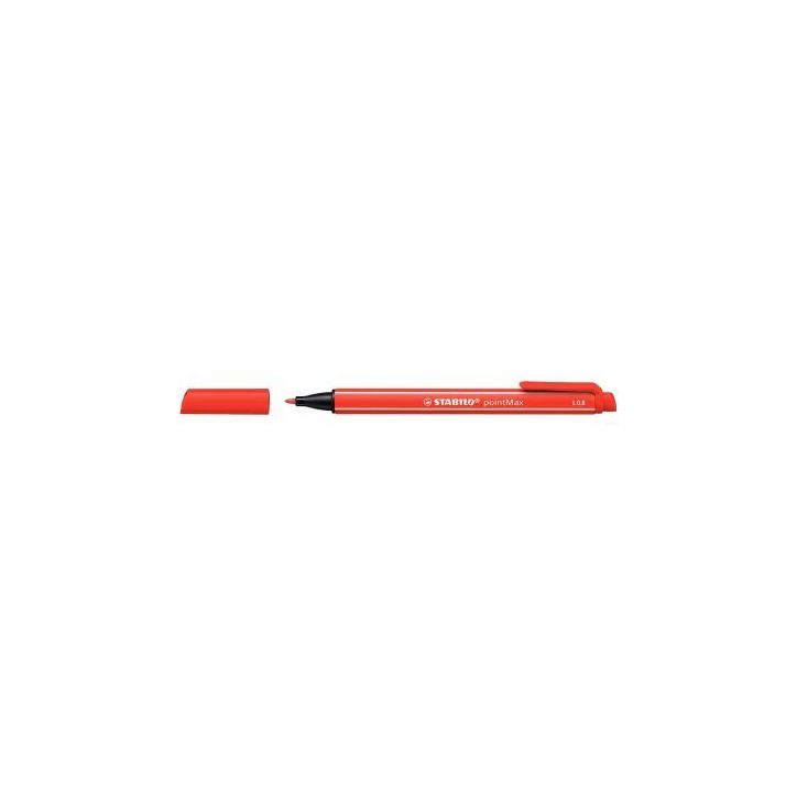 STABILO pointMax stylo-feutre pointe moyenne (0,8 mm) - Rouge