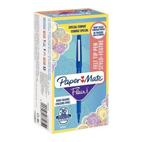 Achetez Pack de 36 stylos flair bleu dont 6 offerts 2077175 PAPER MATE pas cher sur Ma Rentrée Scol..
