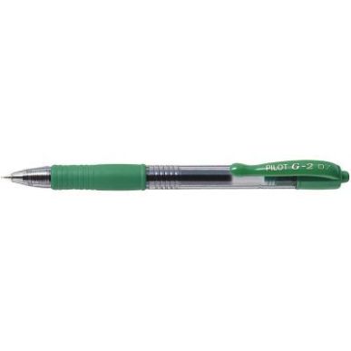Achetez PILOT Stylo bille pointe moyenne rétractable encre gel Verte corps plastique avec grip caou..