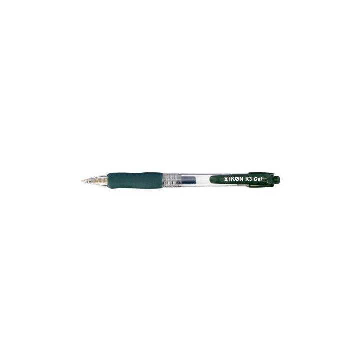 Stylo gel rétractable K3 vert K3-04