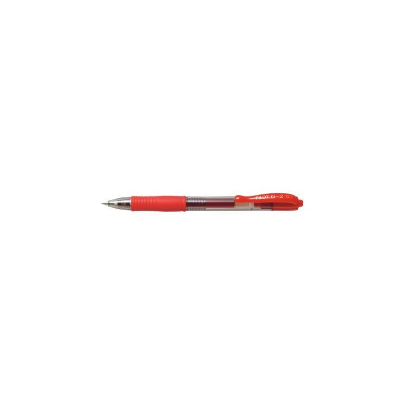 Achetez PILOT Stylo bille pointe moyenne rétractable encre gel Rouge corps plastique avec grip caou..