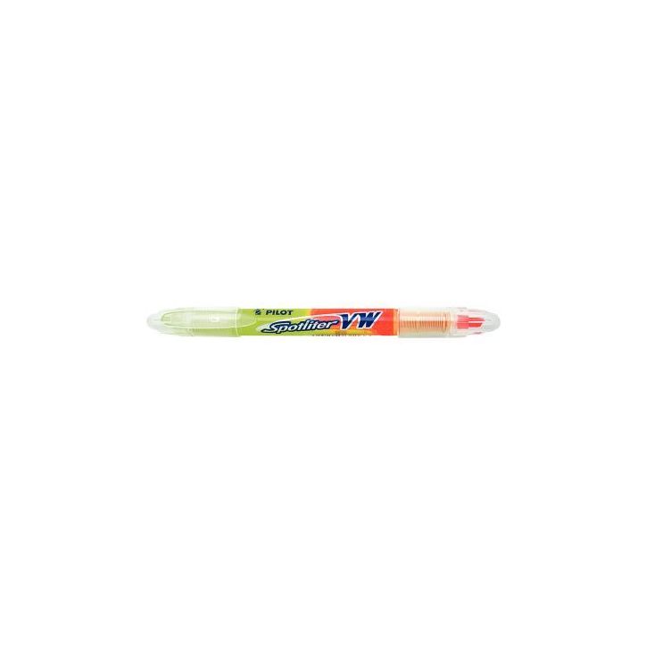Surligneur Spotliter bi-pointe jaune et orange SW-SLVW-YO-BG PILOT