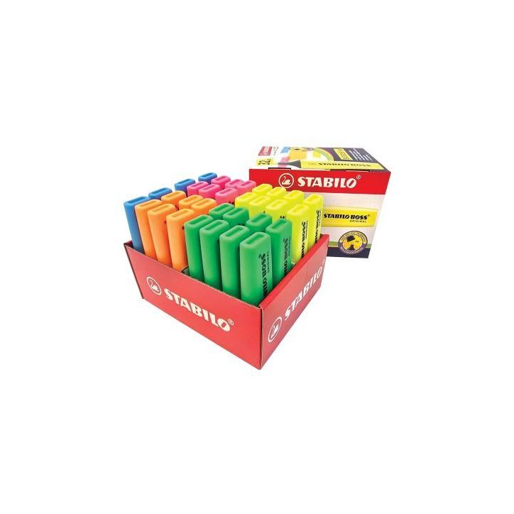 Box de 32 surligneurs Boss assortis UK/70/32-1 BOSS STABILO