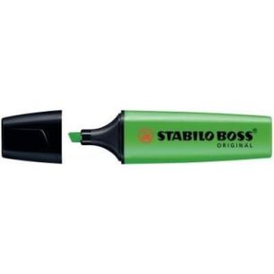 Achetez STABILO BOSS ORIGINAL surligneur pointe biseautée - Vert fluo pas cher sur Ma Rentrée Scol..