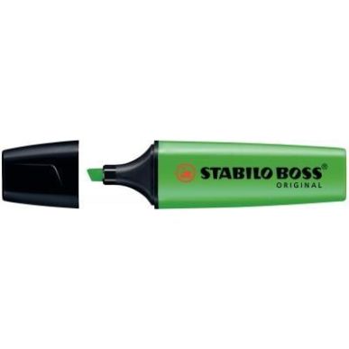 Achetez STABILO BOSS ORIGINAL surligneur pointe biseautée - Vert fluo pas cher sur Ma Rentrée Scol..