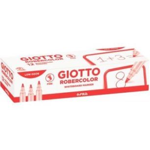 Achetez Feutre tableau blanc pointe fine ogive rouge F413202 GIOTTO pas cher sur Ma Rentrée Scolair..