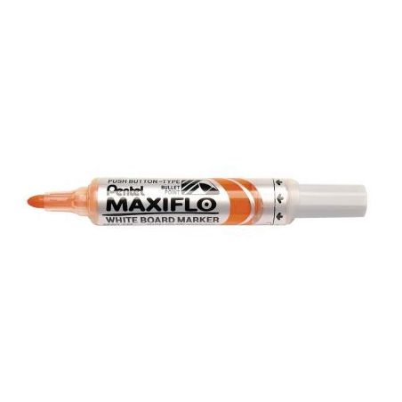 Achetez Marqueur tableau blanc Maxiflo pointe ogive 6mm orange MWL5M-F MAXIFLO PENTEL pas cher sur M..