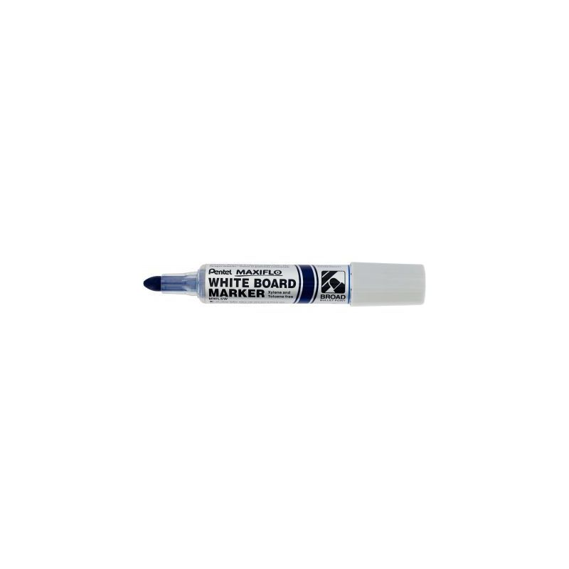 Achetez PENTEL Marqueur effaçable à  sec MAXIFLO pointe ogive extra-large 4 mm. Encre Bleue pas c..