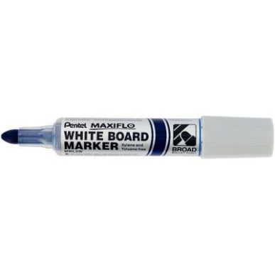 Achetez PENTEL Marqueur effaçable à  sec MAXIFLO pointe ogive extra-large 4 mm. Encre Bleue pas c..