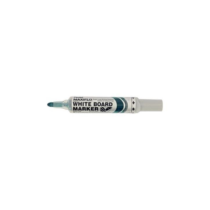 PENTEL Marqueur effaçable sec tableaux Blancs pointe ogive large encre liquide base alcool Verte MAXIFLO