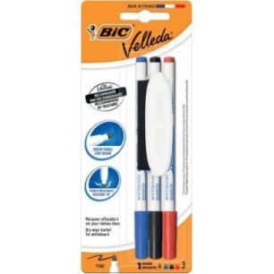 Achetez Blister 3 feutres Velleda 1721 pointe fine assortis 875708 VELLEDA BIC pas cher sur Ma Rentr..