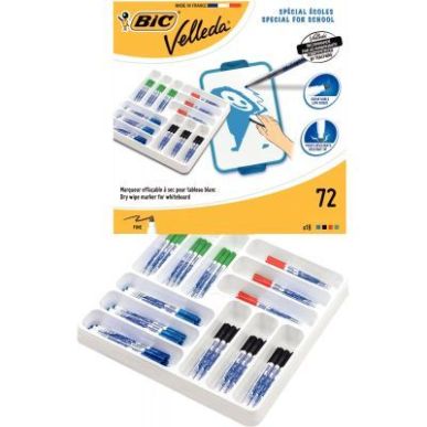 Achetez Classpack de 72 feutres Velleda 1721 en 4 couleurs 931822 BIC pas cher sur Ma Rentrée Scola..